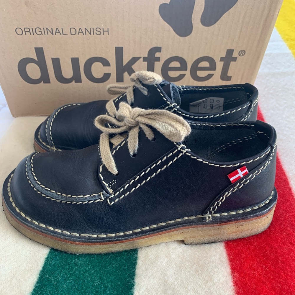 Duckfeet Fyn Navy Size 38